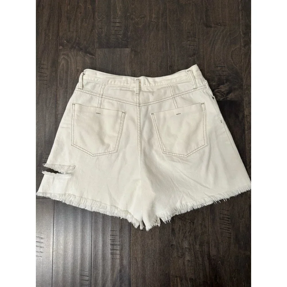 Free People Shake the Room Jean Shorts - Picture 4 of 6